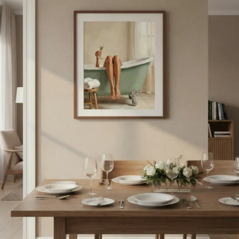 Martini clawfoot bath