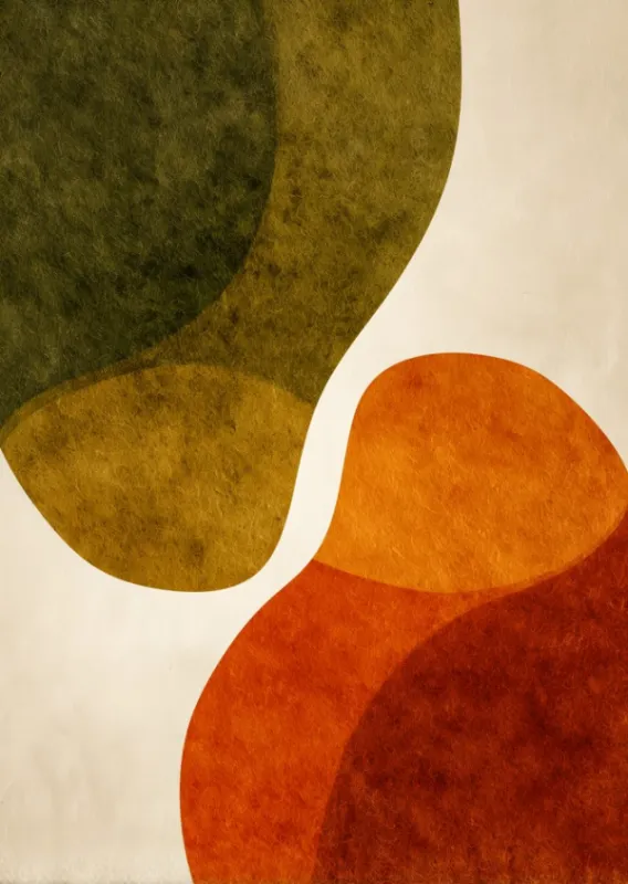 Minimaal abstract poster